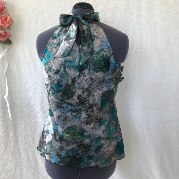 *4/$20*Bwear Silky Sleeveless Blouse With Ruffles - Picture 3 of 7
